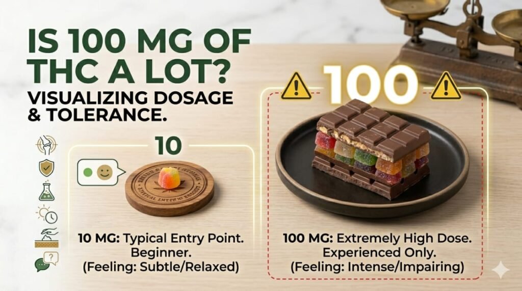 Is 100mg of THC a Lot